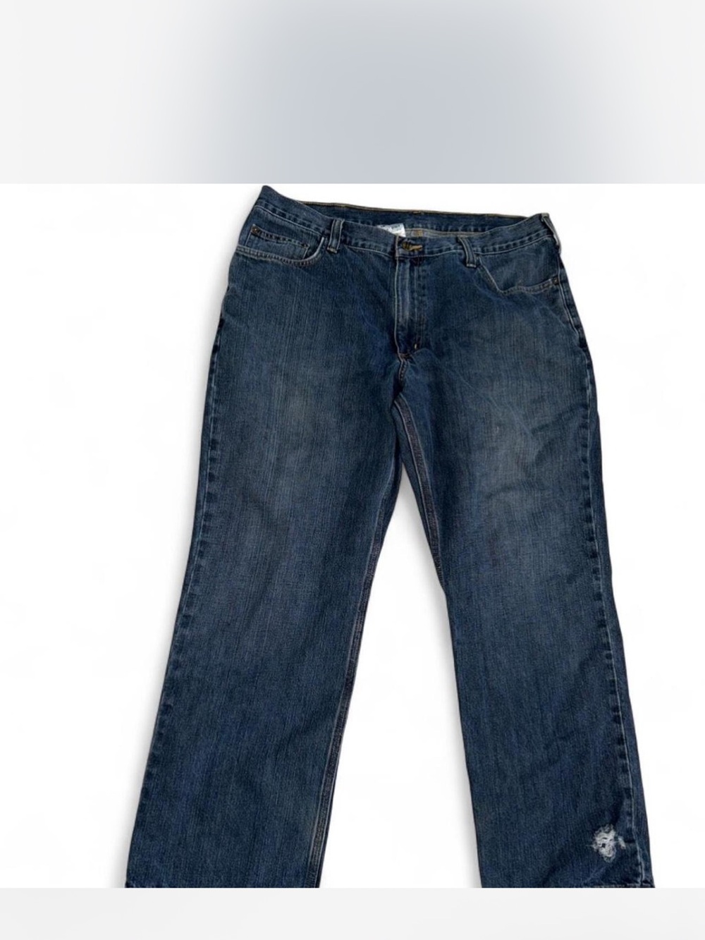 Relaxed Fit Men's Dark Blue Jeans